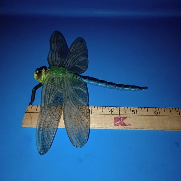 Dragonfly Plastic Figurine Smithsonian Safari Ltd. 1994 Vintage Realistic Toy - Picture 5 of 15